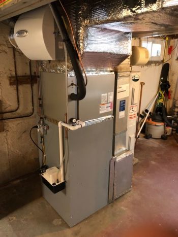 Mount Sinai residential HVAC work by Bonded Mechanical Corporation