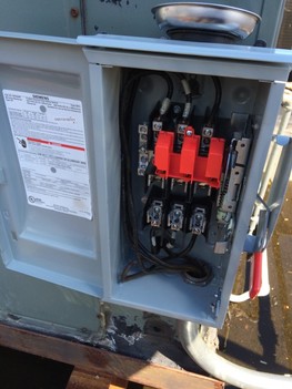 After pictures of the brand new replacement outdoor electrical disconnect - Smithtown, NY