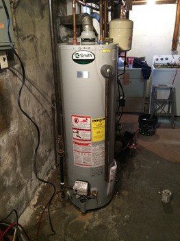 Natural gas water heater installation Northport, NY