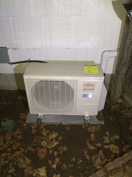 Ductless ac/heating system installed in East Setauket, NY